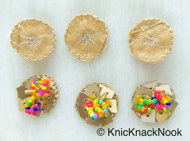 Handmade Gold Buttons